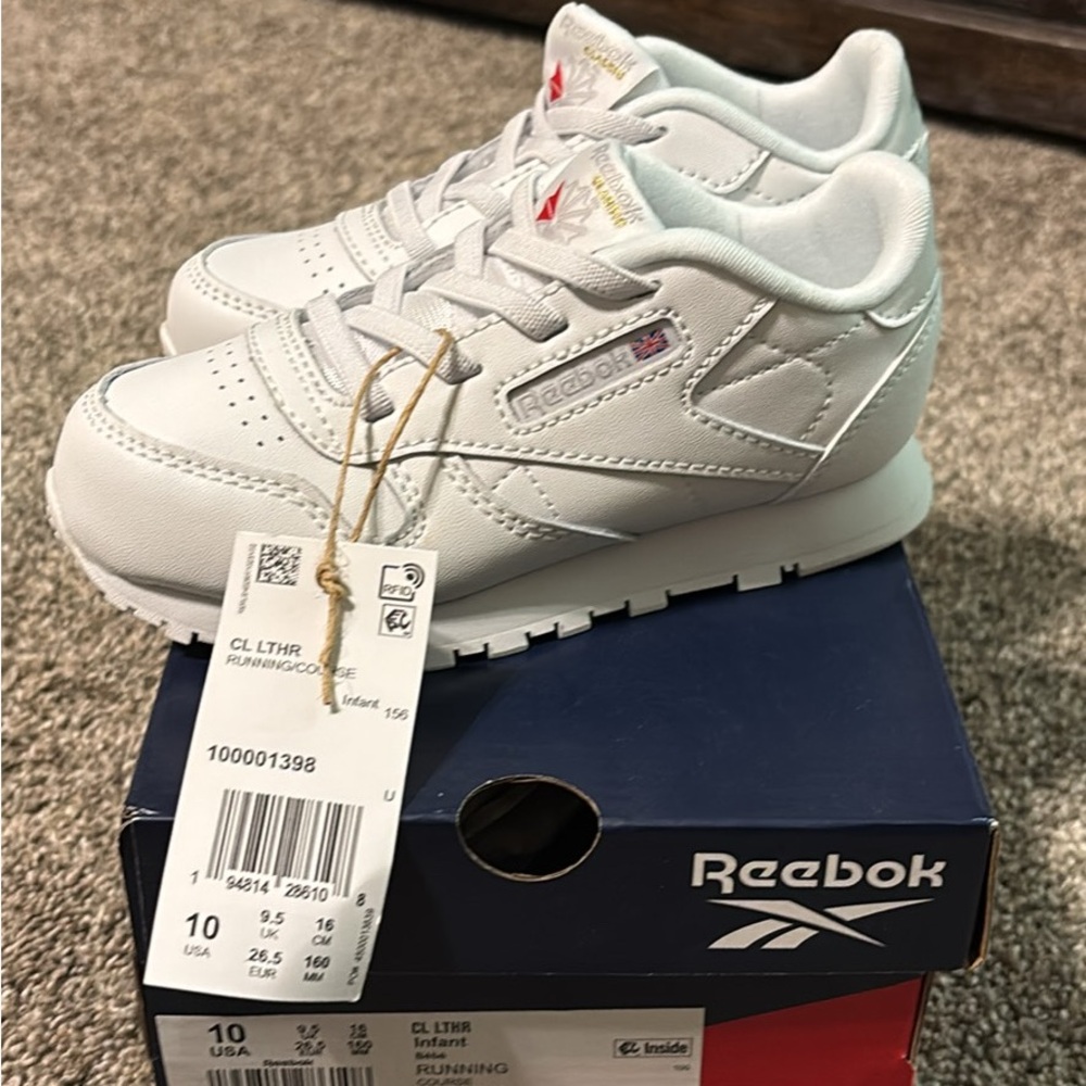 Reebok Kids White Sneakers
